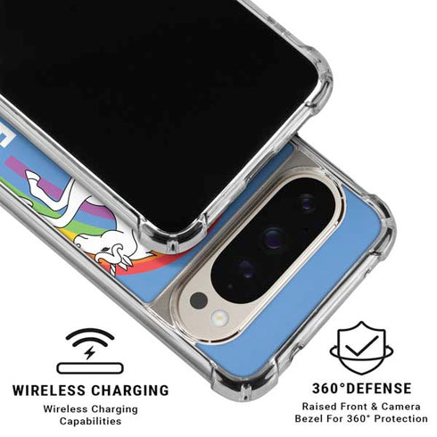 Feel The Bern Unicorn Pixel 9/9 Pro Clear Case